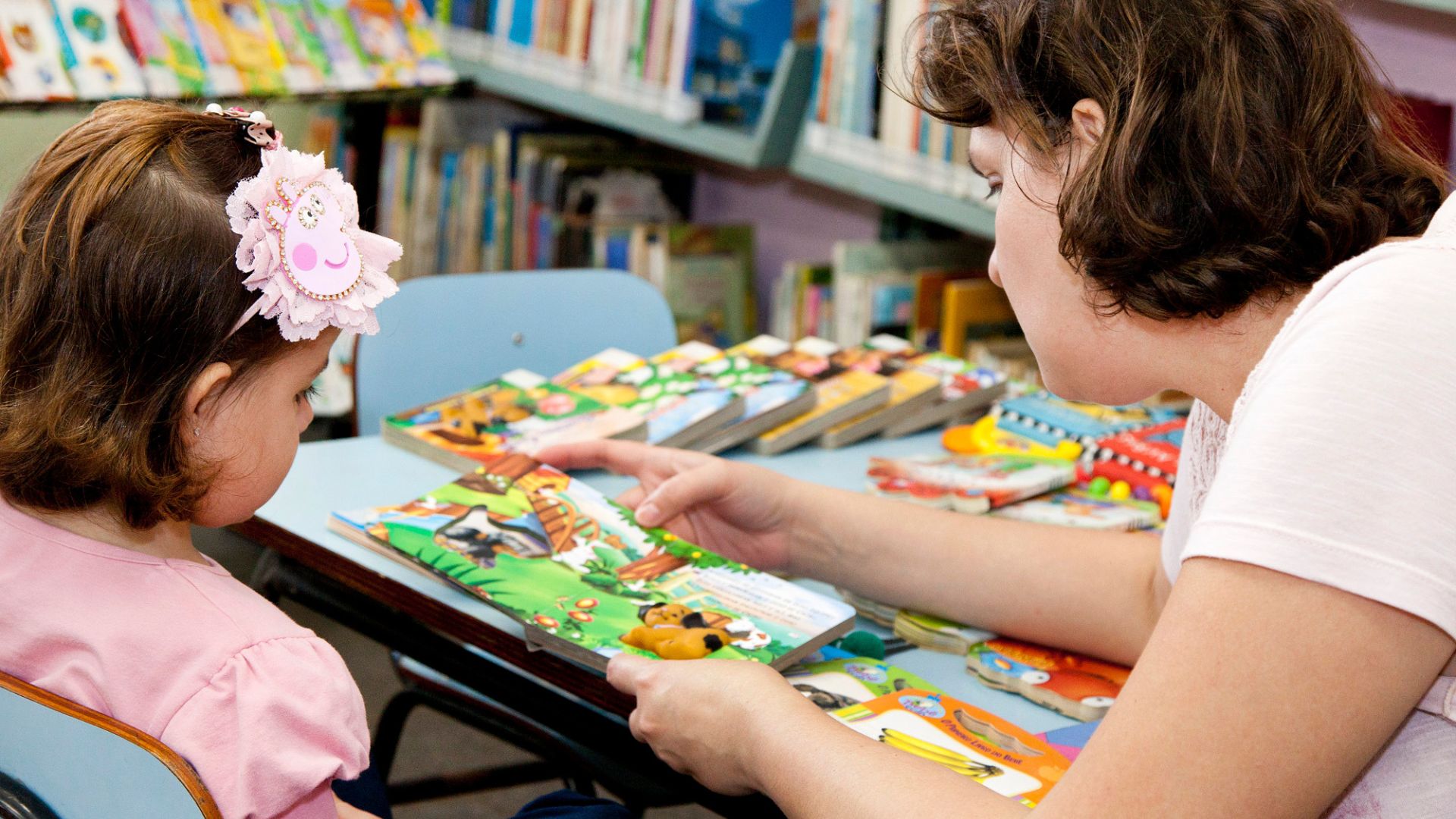 Ferias na biblioteca