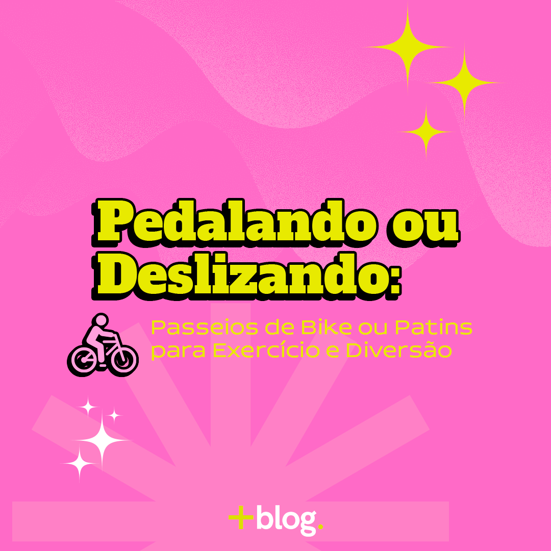post Pedalando ou Deslizando Passeios de Bike ou Patins para Exercicio e Diversao